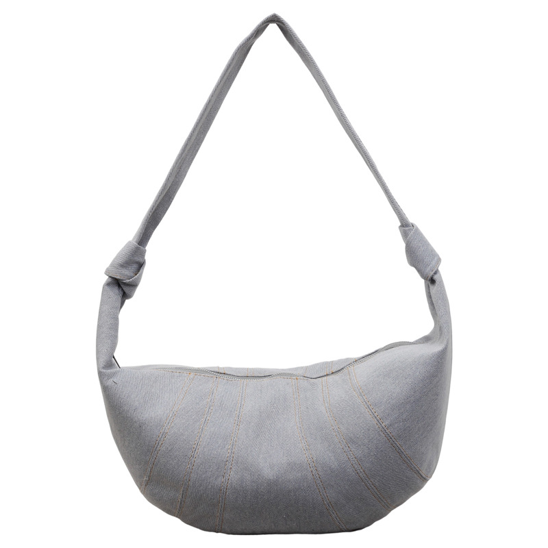 Bolsa de bolsillo de gran capacidad para mujeres nueva moda versátil bolso de corno coreano simple diseño antiguo bolso de hombro