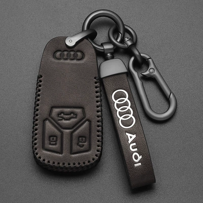 a4 a7 a8 new a5 pack – Static Rod/Key Bag - audi-b-smart-key-brown-top-grade-cowhide