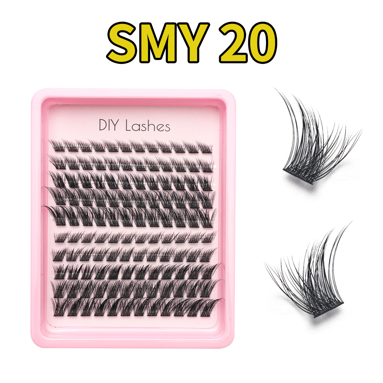 DIY transfronterizo pestañas falsas Europa y América Amazon estación independiente venta caliente segmento de flores de cabello comercio exterior fábrica al por mayor