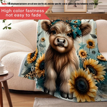 C 11963 Flower print flannel blanket ����ӡ��������̺