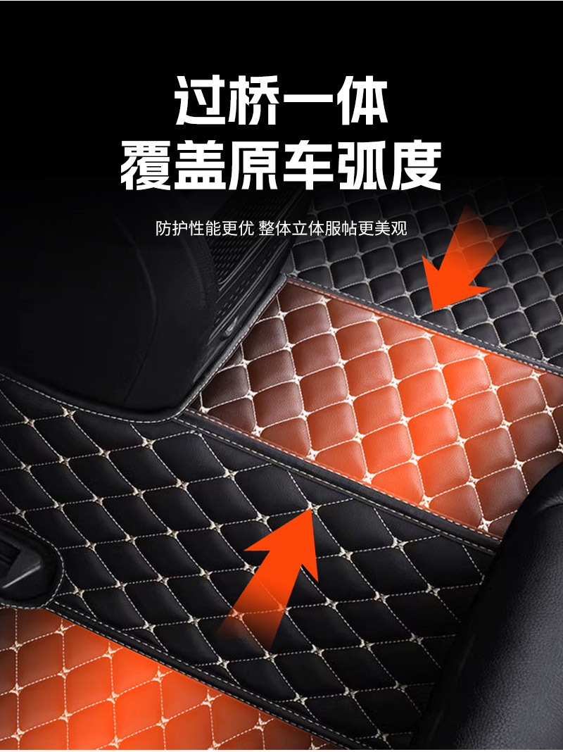 All Car Floor Mats Are Fully Enclosed, Odor-Free, Wear-Resistant and Dirt-Resistant, with Anti-Slip Pedals and No Stuck Accelerator and Brake Mats