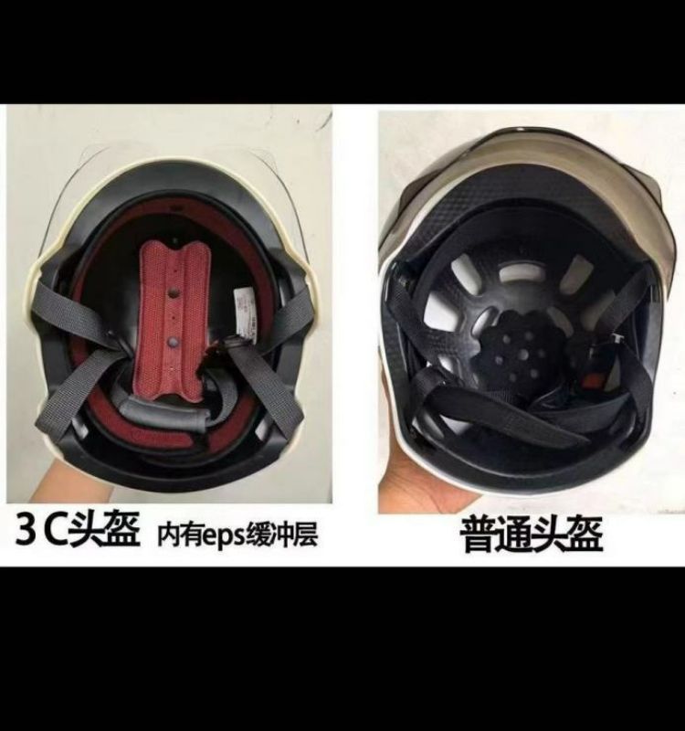 3C Standard Electric Vehicle Helmet Lightweight Universal Half Helmet Sunscreen