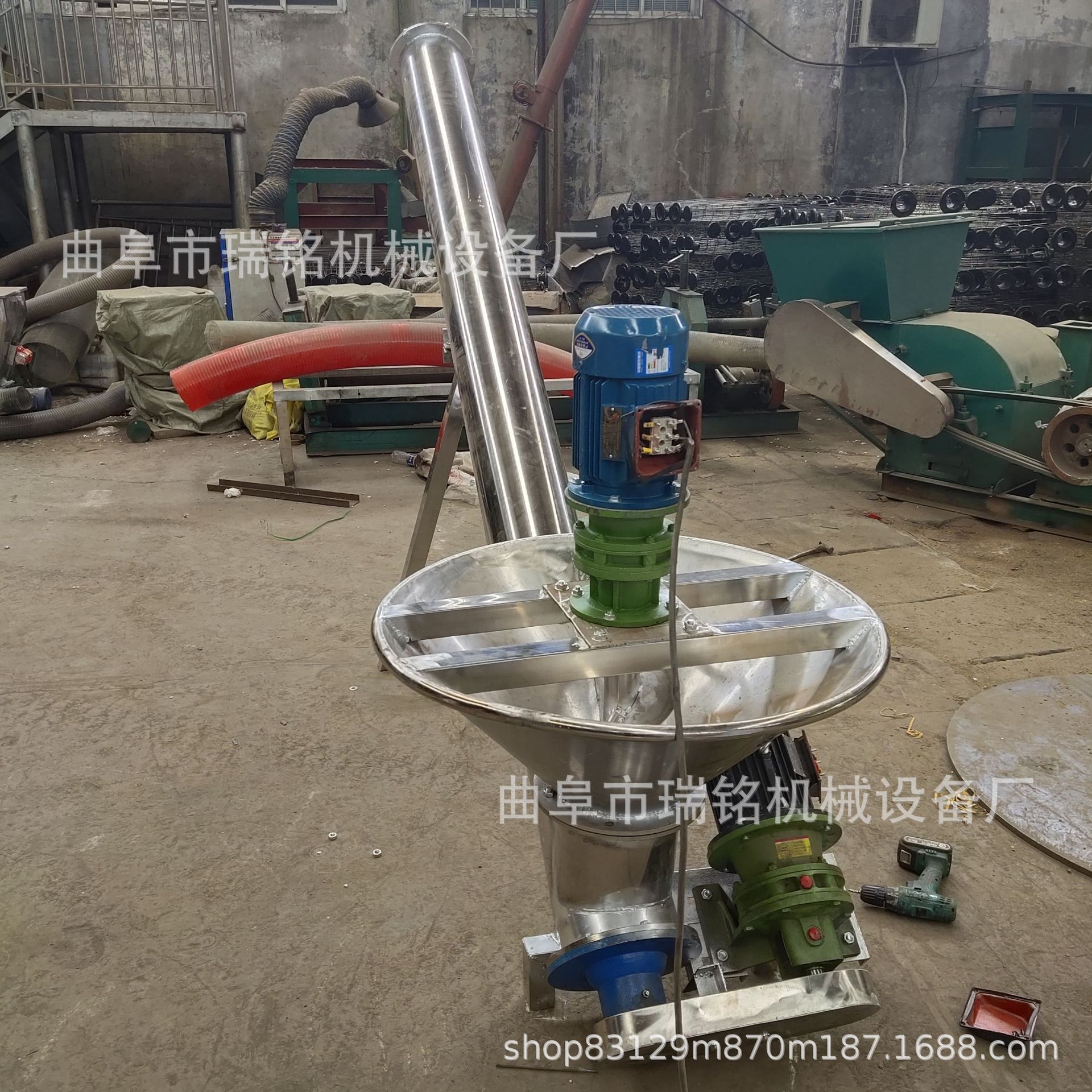 白砂糖螺旋杆提升机TGFF沙子锯末螺旋提料机荞麦面粉螺旋提升机