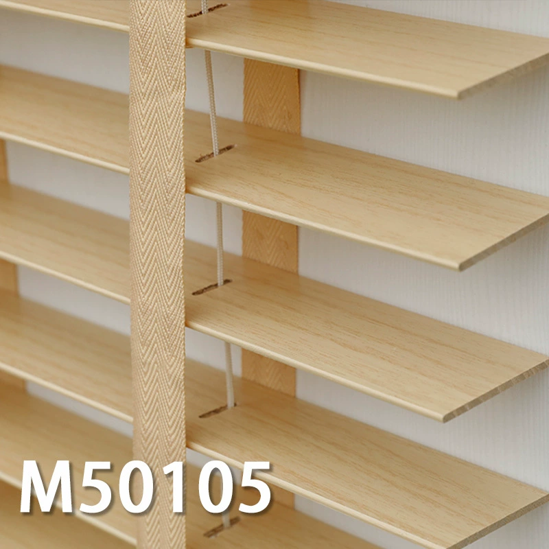 Basswood Solid Wood Blinds (Fugelin) — 5 cm Slats, Custom Width & Height