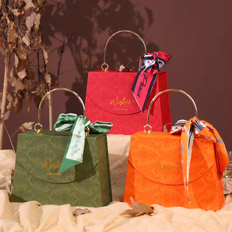 现货手提包礼品盒教师节首饰生日礼盒香薰梳子口红母亲节伴手礼盒