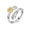 Adjustable ring solar-powered, city style, simple and elegant design