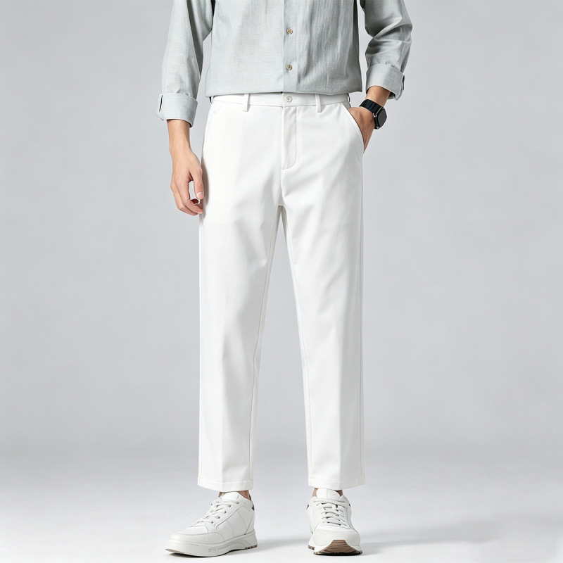 3086 # Plus-size men's summer new product: three-proof business trousers, loose-fitting, versatile, stretchy, casual straight-leg pants 3086 # Plus-size men's summer new product: three-proof business trousers, loose-fitting, versatile, stretchy, casual straight-leg pants