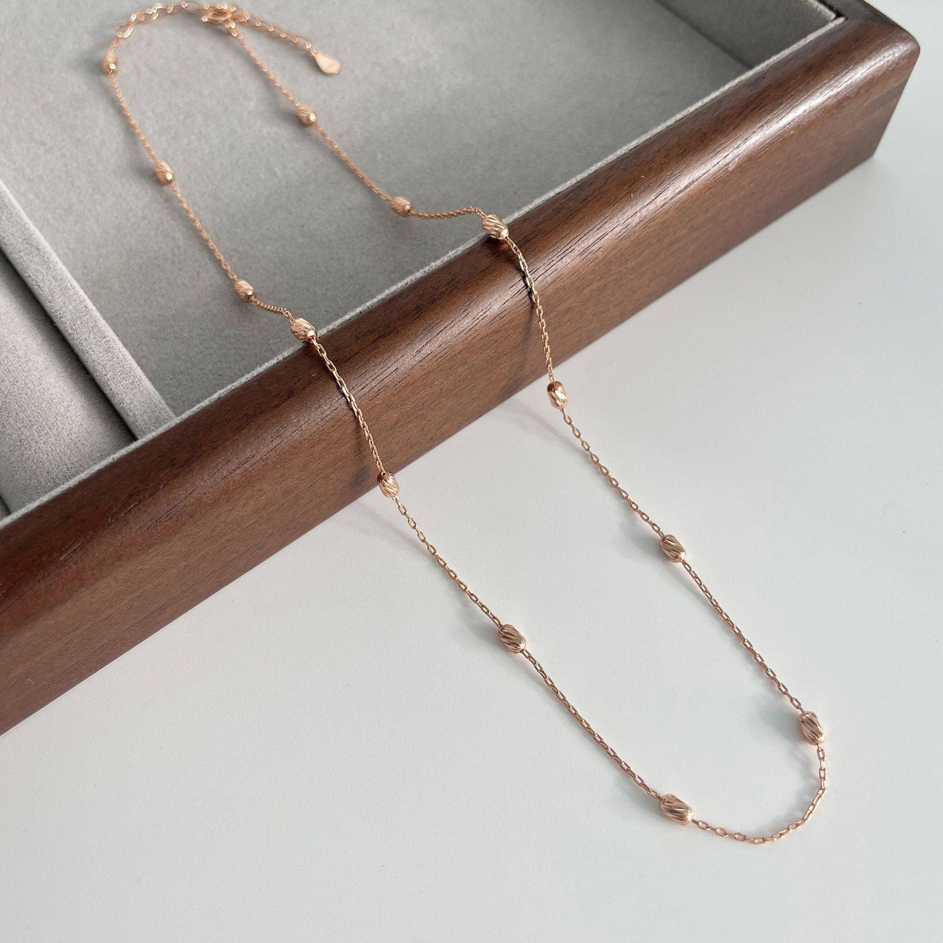 Plata De Ley 925 Geométrico Collar display picture 4