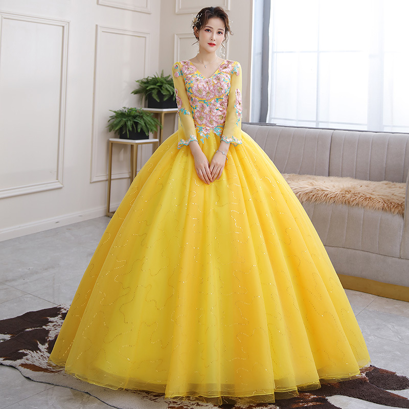 Falda tutú de tul colorida, nuevo estilo de verano 2026, vestido elegante para actuación individual, vestido de noche adelgazante para anfitriona de escenario