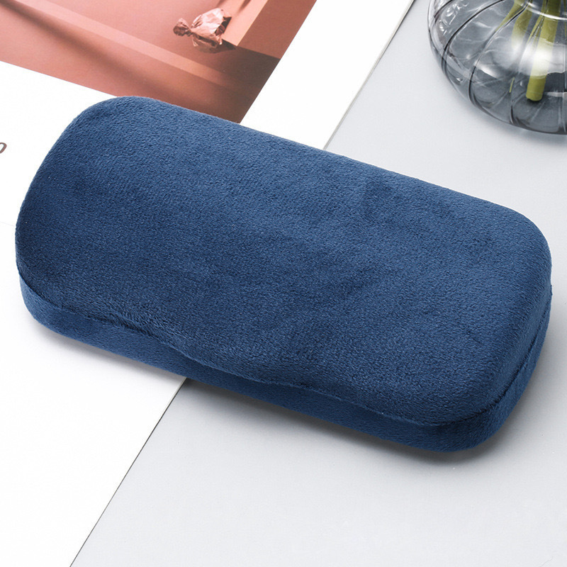 New G simple anti-pressure portable suede glasses case large capacity high-grade men's and women's myopia glasses case sunglasses case