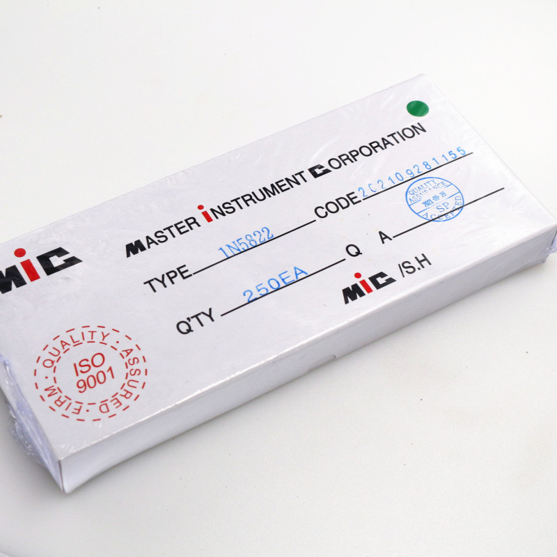 New 1N5822 in-line DO-201 bulk braid axial Schottky diode rectifier 1000/4 boxes New 1N5822 in-line DO-201 bulk braid axial Schottky diode rectifier 1000/4 boxes