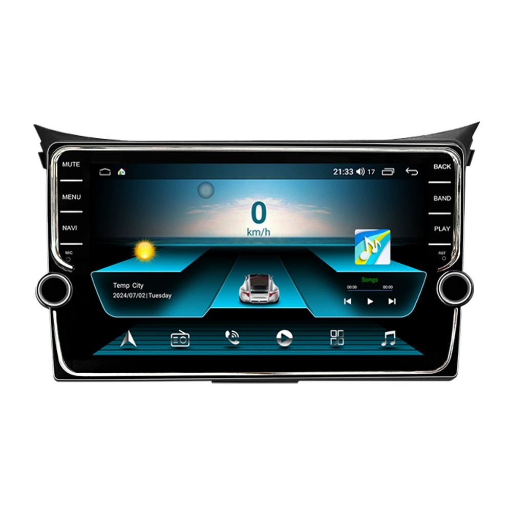 Средней приграничный набор для Honda CRV 2007-2011 Android экран большой размерKnob-машина CarPlay навигация