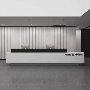 Company Front Desk Reception Desk Simple Modern Paint Hotel Lobby Bar Cashier Oral Hospital Beauty Salon Dz