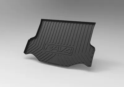 for Toyota Granvia, Highlander, Trunk Mat - 2013-2019-toyota-rav4-with-built-in-spare-tire-120605