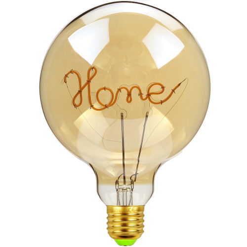 Edison bulb letter lamp G125 desk lamp bulb LED filament lamp modeling lamp LOVE HOME note guitar