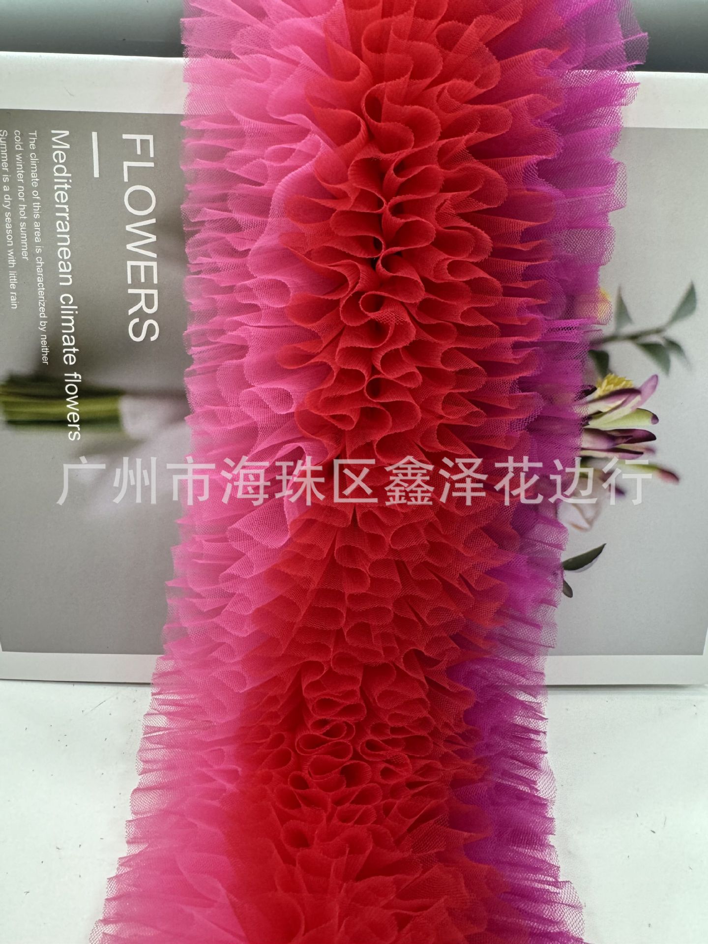 Color 7 filas 13cm Rojo