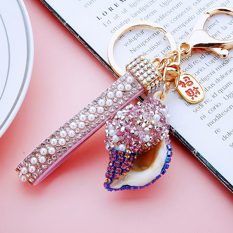 A768 Lucky Pagoda Snail Pearl Style Purple