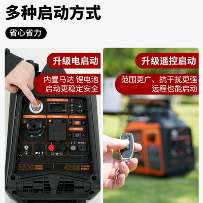 Senjiu Gasoline Generator 220V Avtomobil generatorları