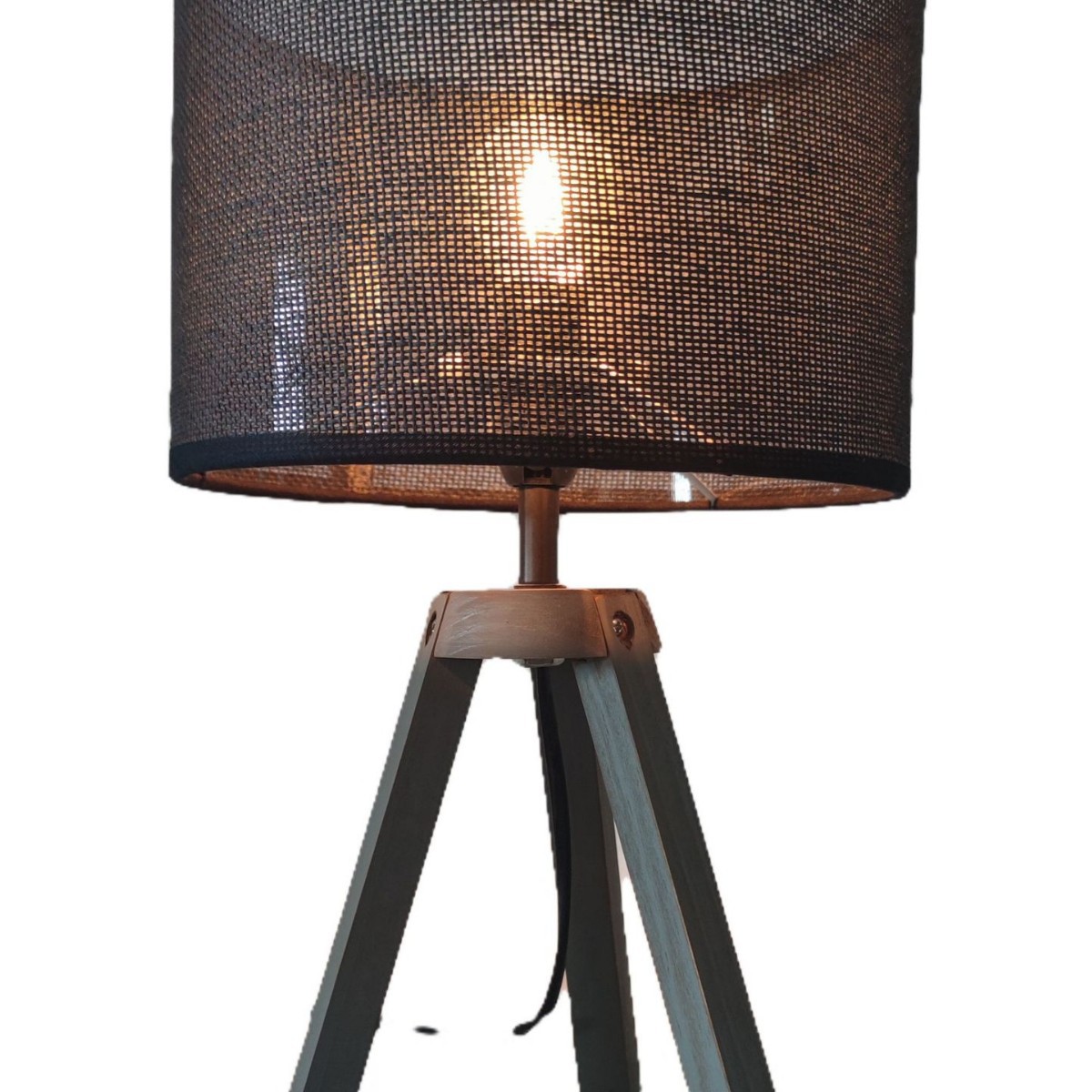 Transfronterizo nórdico ins ventana lámpara de escritorio led ojo de lectura dormitorio dormitorio residencial cabezal de cama madera lámpara de escritorio trenzada de paja