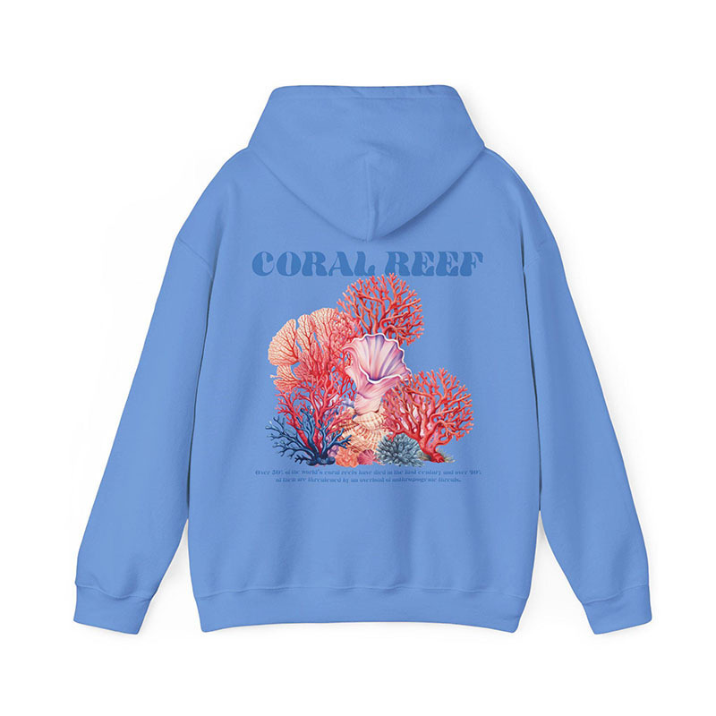 Sudadera con capucha de vacaciones junto al mar con cordón roscado suelto transfronterizo europeo y americano