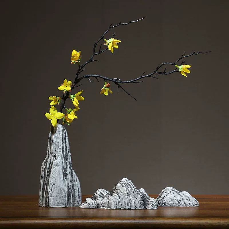 Имитация гостиная ландшафтный дизайн камень горный ландшафт украшения украшения дома офис вход бонсай новый китайский стиль