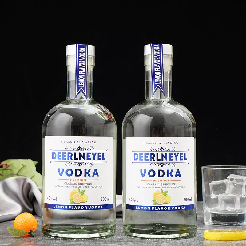 腾川厂家直销40度烈酒德尼尔柠檬味伏特加夜场酒吧便利店鸡尾酒