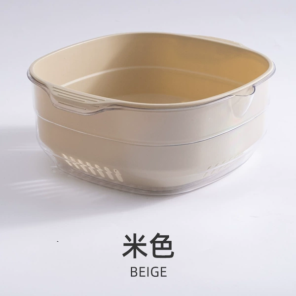 Double-layer beige drying rack