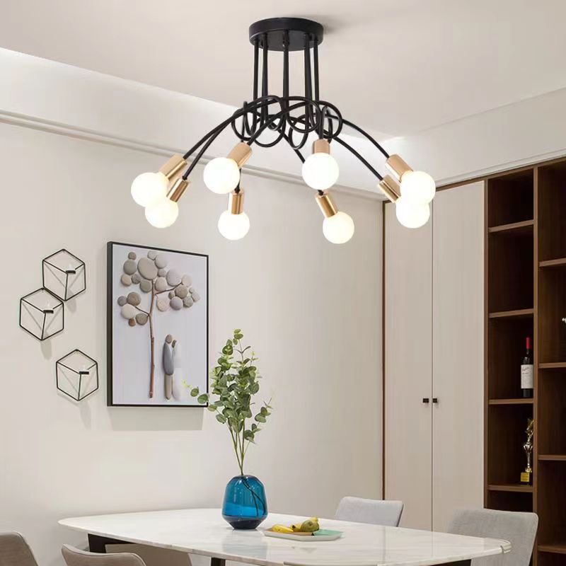 Hot Selling led iron ceiling lamp personality Nordic decoration living room bedroom lamp discount special offer practical ceiling lamp Hot Selling led iron ceiling lamp personality Nordic decoration living room bedroom lamp discount special offer practical ceiling lamp