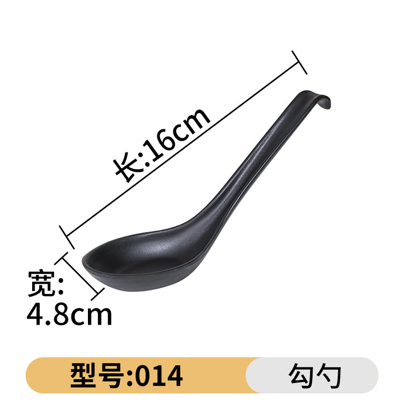 Cuenco especial de la porcelana de imitación del cuenco grande caliente picante para la tienda comercial de los tallarines Tazón negro de los tallarines del vajilla de la melamina A5 cuenco plástico de la nuez del cuenco de sopa