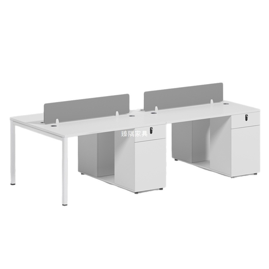Mesa de personal de cuatro o seis personas mesa de computadora mesa de oficina silla combinación de mesa mesa de conferencias muebles de oficina