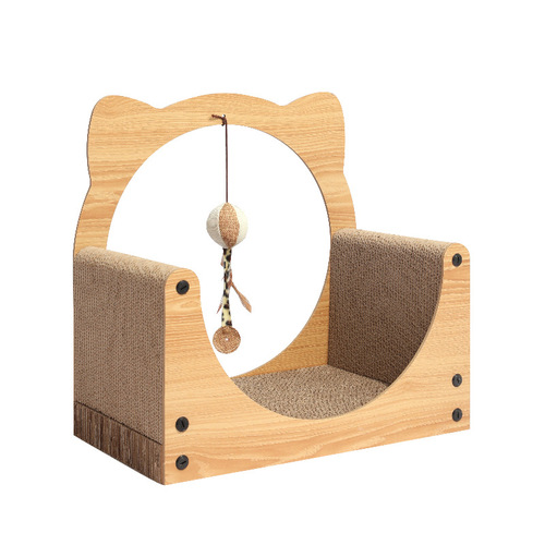 Tinypet Xiaoji Backrest Sofa Cat Scratching Board Hollow Eclipse Cat Nest Pet Supplies Funny Cat Ball Cat Toy