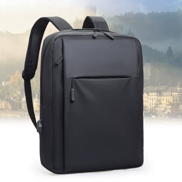 New Laptop Backpack USB Business Casual Large Capacity Student Office Work Can Logo Backpack
