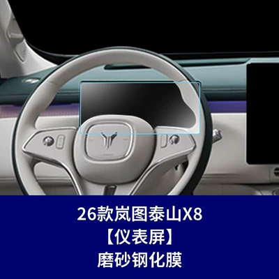 Taishan Max Black Warrior X8 Tempered Car interior film - 26-models-of-lantu-taishan-x8-instrument-frosted-tempered-film
