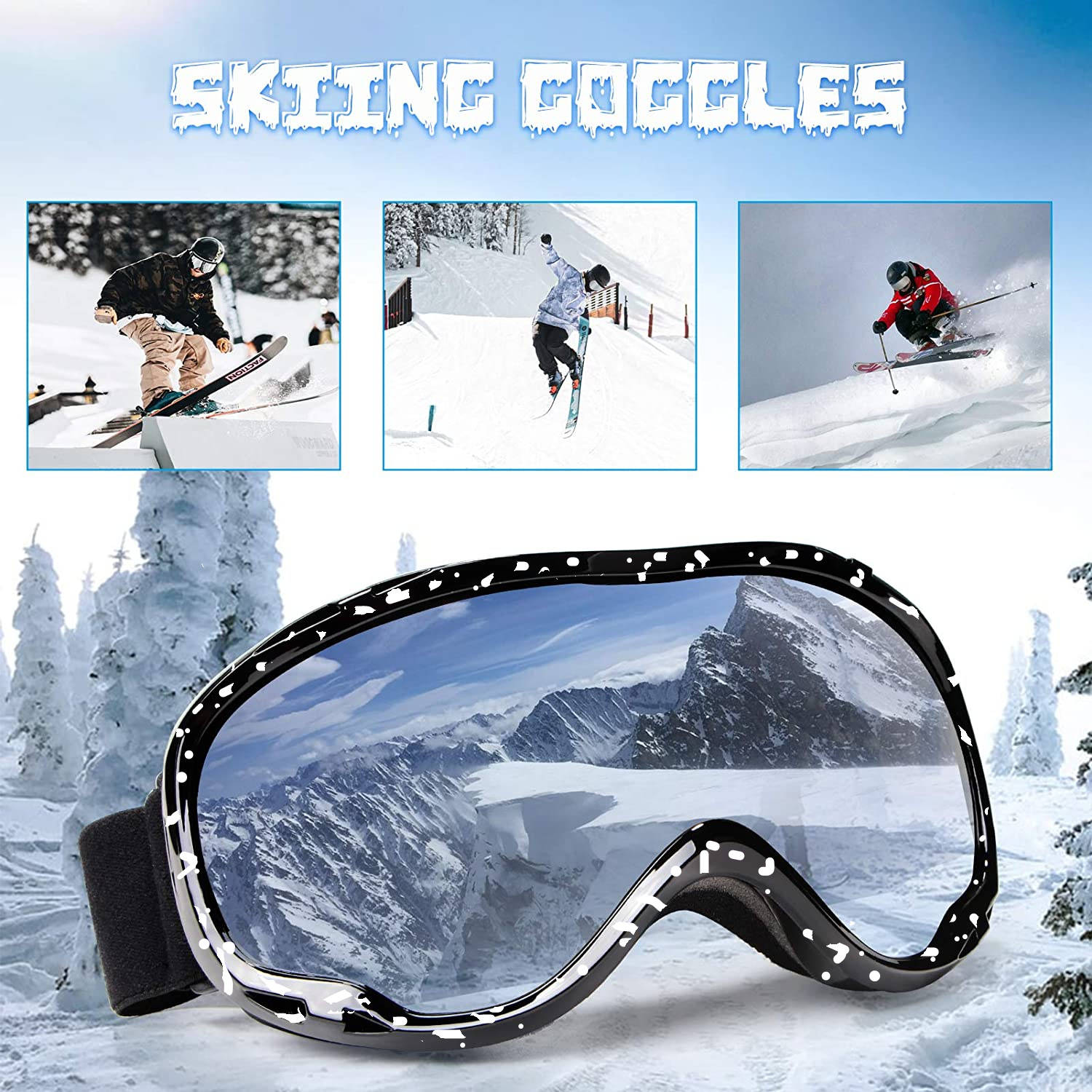 Fashion Gradient Color Pc Mountain Style Full Frame Sports Sunglasses display picture 7