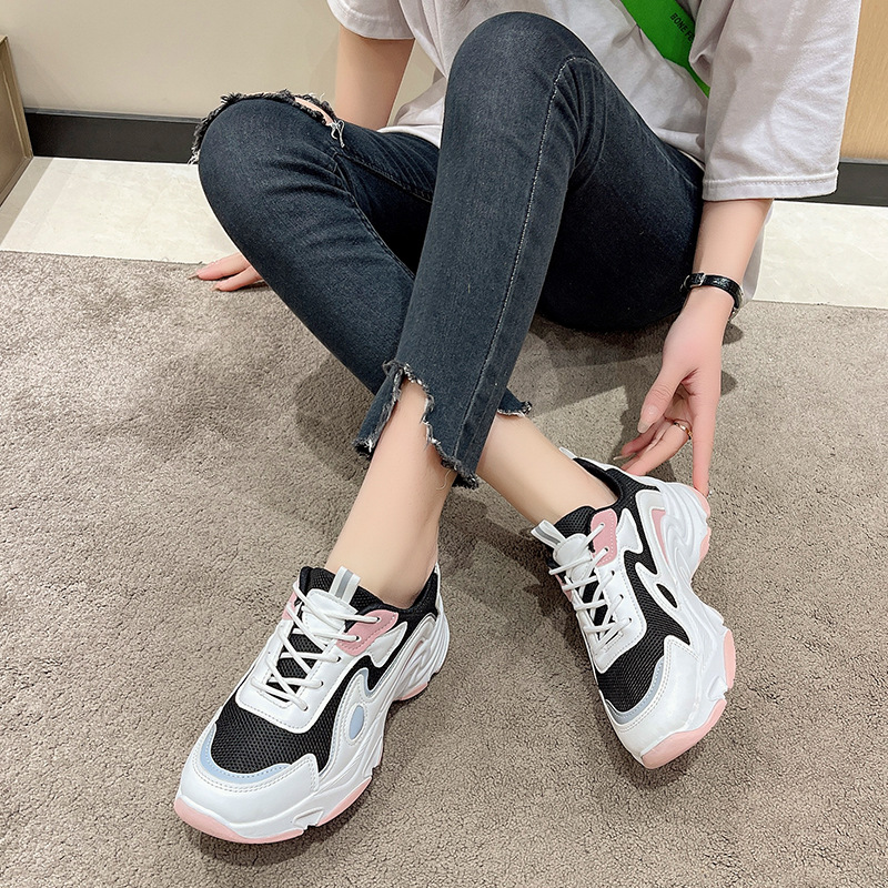 Chaussures de sport pour femmes, baskets de travail en tissu, faciles à nettoyer, Support d'arc, baskets à Absorption des chocs_voghion.com