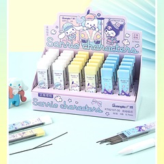 Sanrio automatic pen lead cute cinnamon dog Kuromi large capacity 0.7mm pencil lead student HB refill