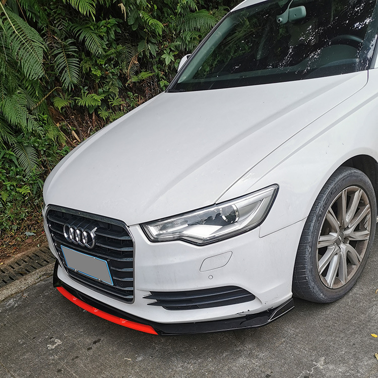 Suitable for Old Audi A3 A4L A6 Q3 Front Shovel Front Lip Spoiler Size Surround Modification and Decoration Anti-Collision