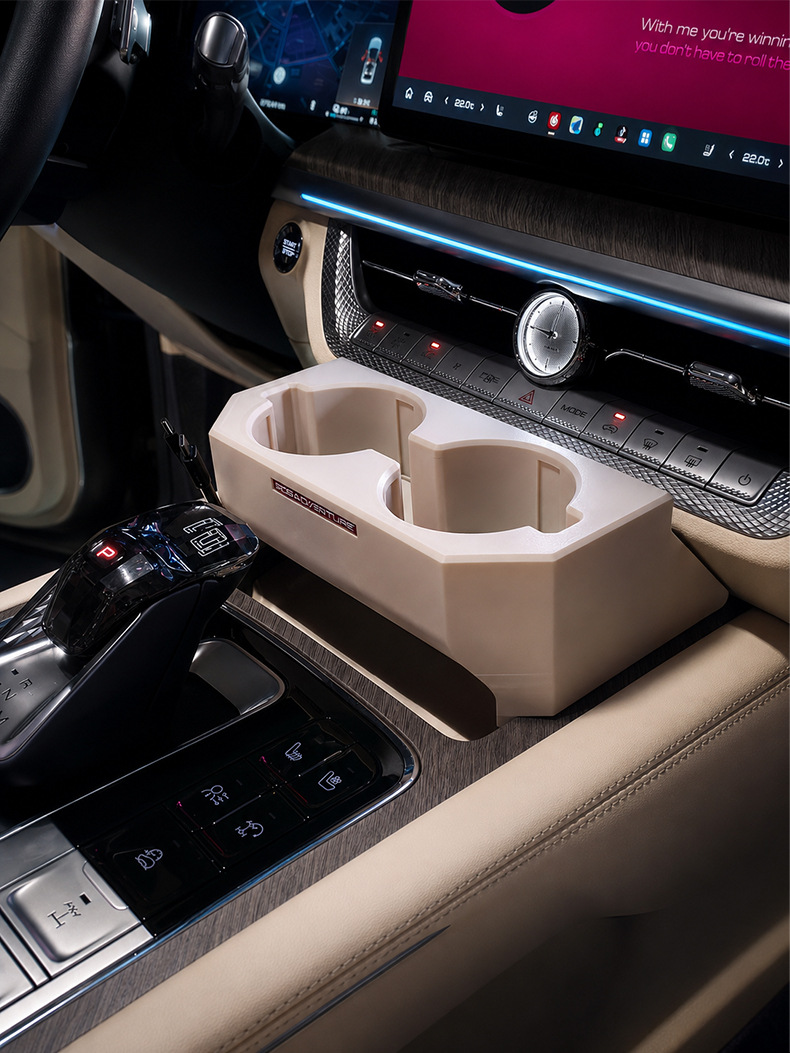 Tank 500 gear shift cup holder, center console cup holder, modified interior multi-functional storage rack, car beverage rack