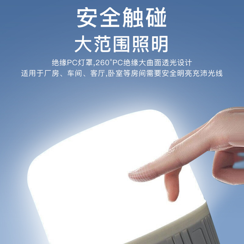 Fabricante al por mayor de bombillas LED de alto brillo, lámparas de ahorro de energía para el hogar, bombillas de plástico de bayoneta B22, lámparas de bombilla LED Gaofushuai