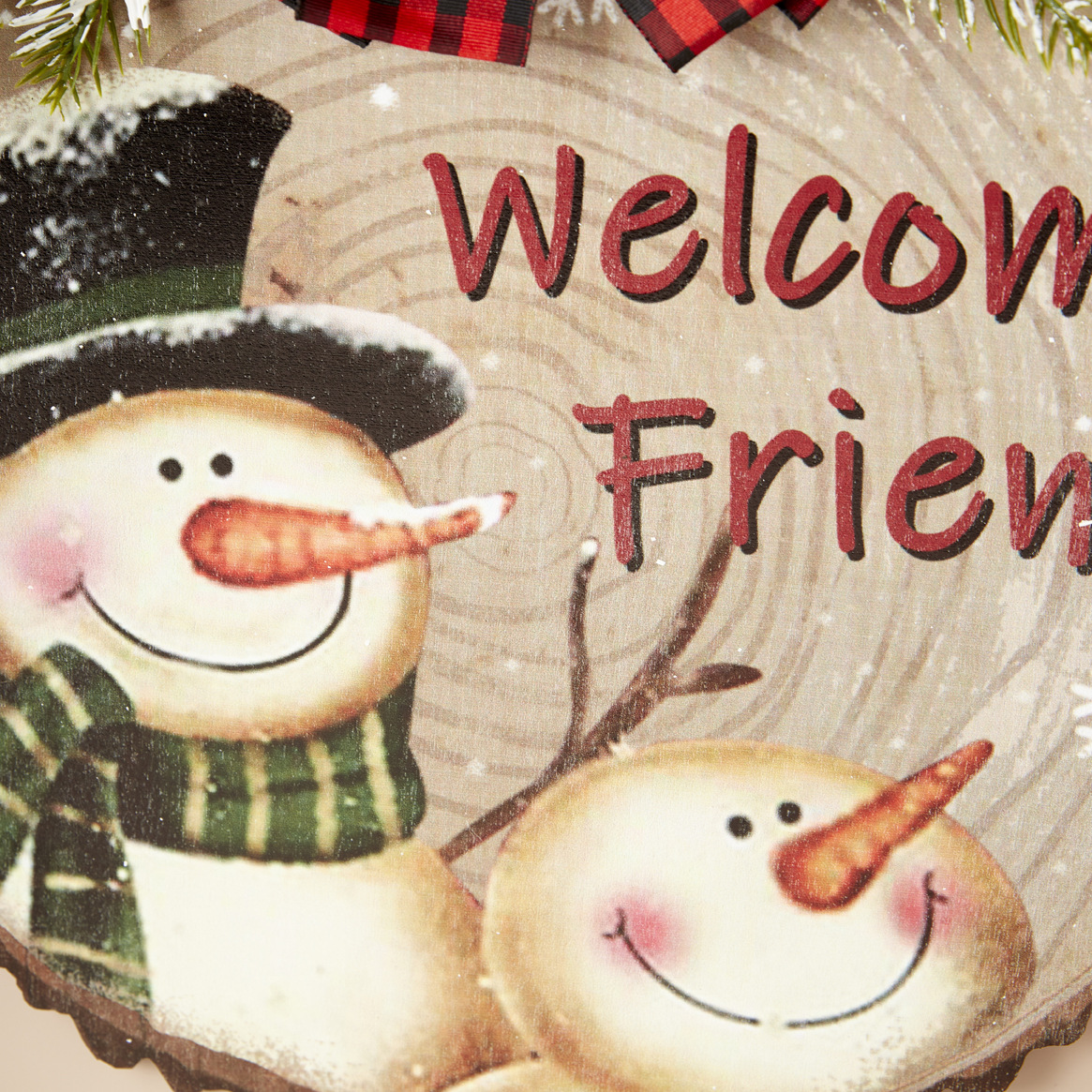 Navidad decoración colgante de madera original ecológico país colgante de madera decoración Navidad bienvenida puerta placa vacaciones puerta colgante guirnalda