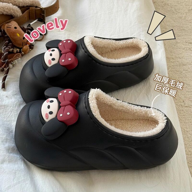 Waterproof Cotton Slippers for Women 2025 New Autumn and Winter Cute Indoor Home Plush Warm Thick-Soled Bag Heel Cotton Shoes Waterproof Cotton Slippers for Women 2025 New Autumn and Winter Cute Indoor Home Plush Warm Thick-Soled Bag Heel Cotton Shoes