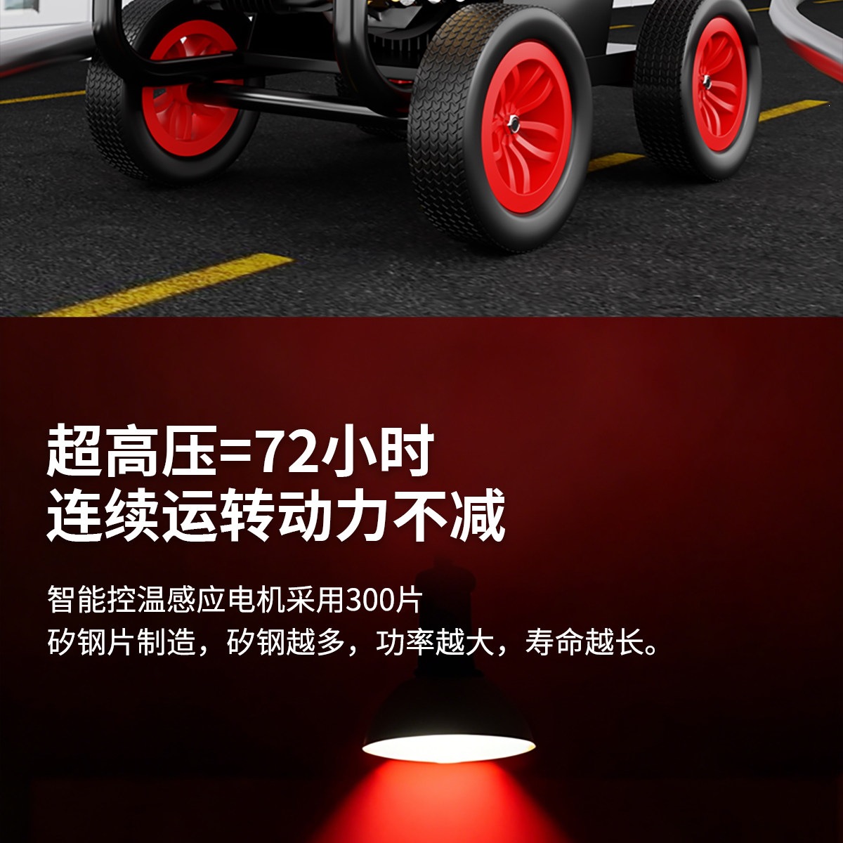 Black Cat Commercial Car Wash Machine 220v Ultra-High Pressure Washer High-Power Industrial Grade Pressure Water Gun Pump for Floor Cleaning