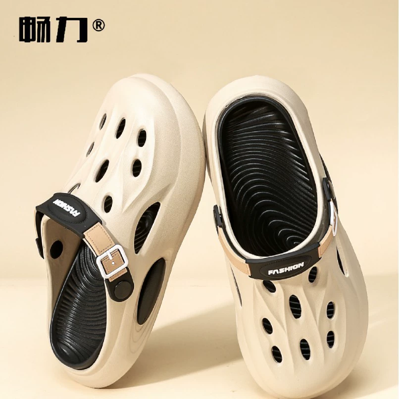 Changli-25 оптовая продажа товаров для дома мужской мягкий материал EVA Толстая подошва тенденция простой свежий двухцветная мужская пещерная обувь