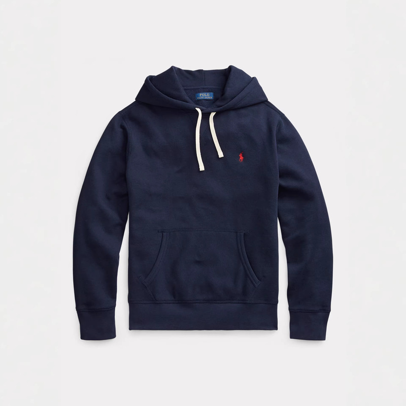 Autumn and Winter New Pullover Polo Sweatshirt Casual Sports Jacket Pony Embroidered Velvet Hoodie Cross-Border Men's Cotton