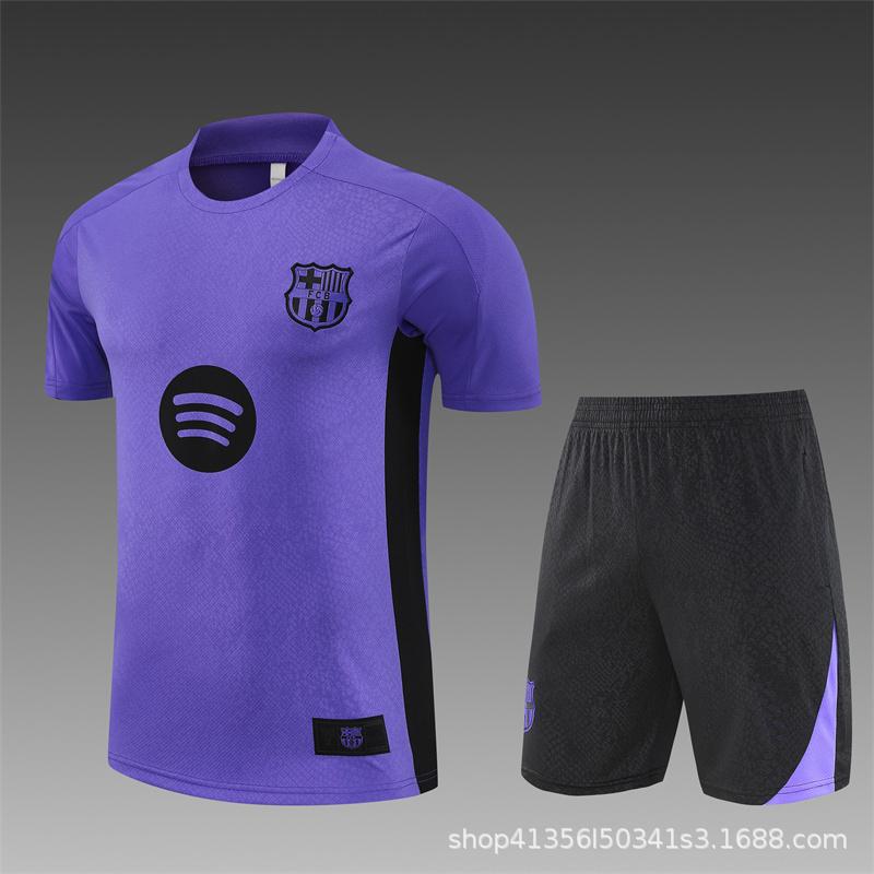 2627 temporada Barcelona Real Madrid Argentina Brasil España fútbol de manga corta trajes de entrenamiento para adultos equipo nacional