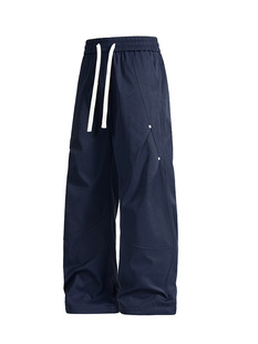 2025 Spring and Autumn Street Duffy Handsome Trendy Men's and Women's Casual Straight Loose Casual All-Match Trousers Niche Style