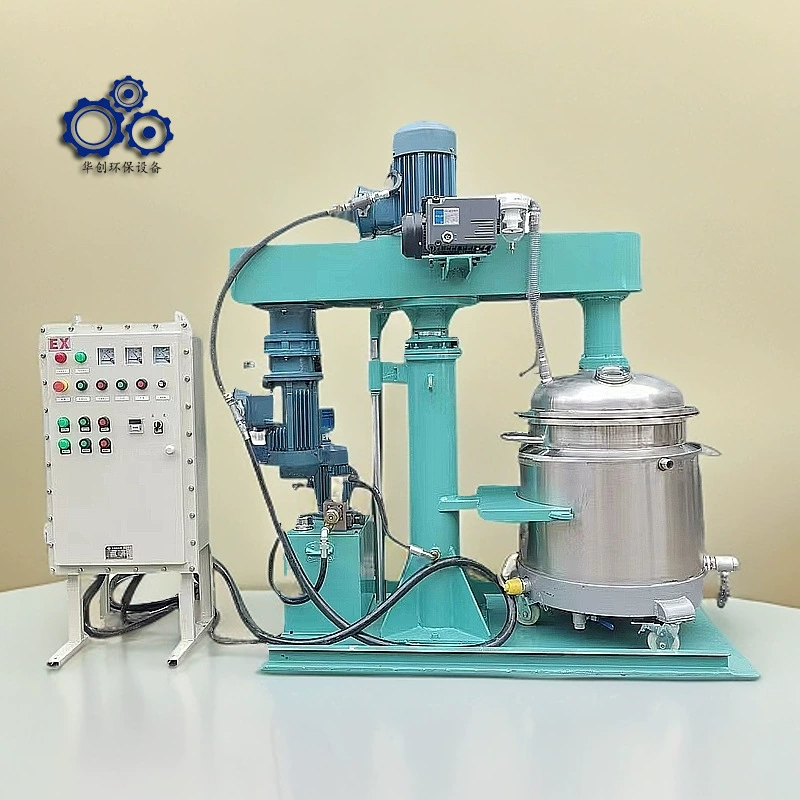 Мощная вакуумная диспергируемая машина гидравлическая высокоскоростная диспергируемая машина с переменной частотой скорости диспергируемая машина для лабораторной диспергирующей машины