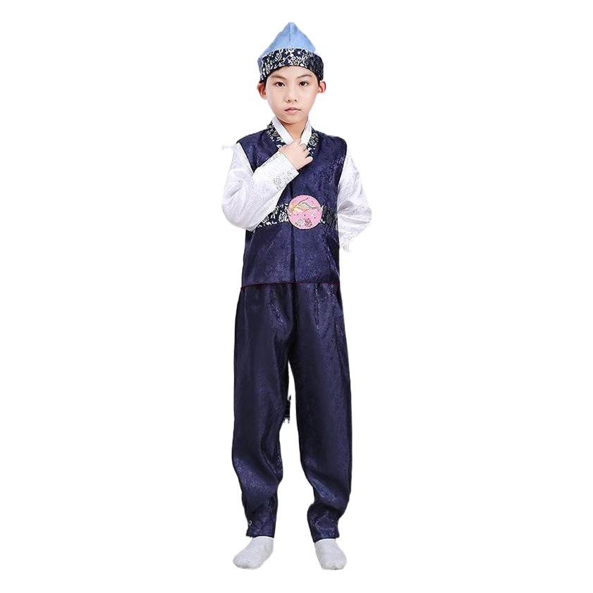 Han Yuefang Brand Boys' Korean Clothing New Boys' South Korea Hat Korean Performance Clothing Wholesale Ethnic Style