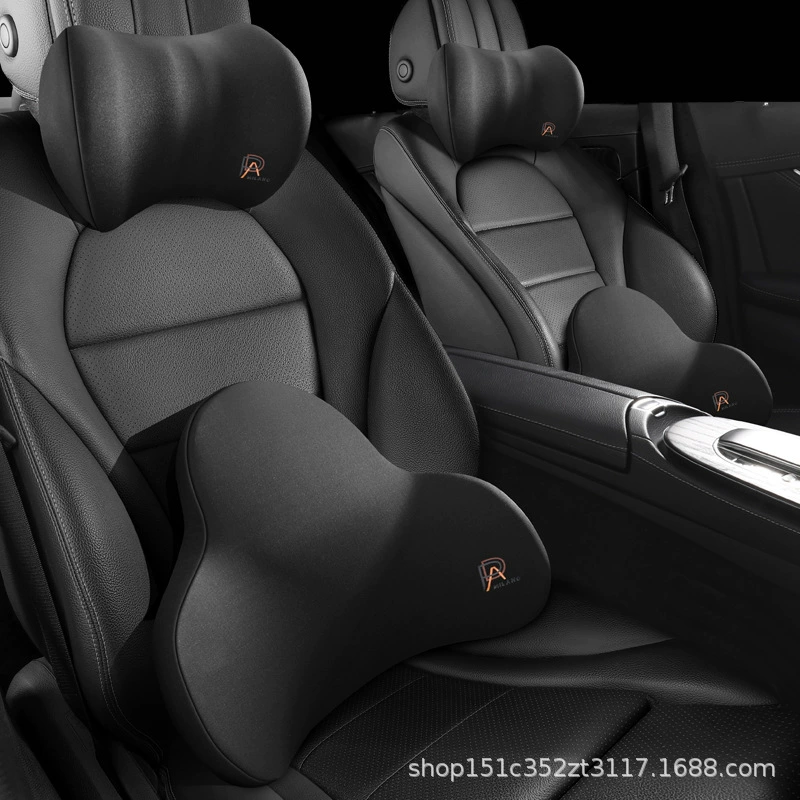 Автомобильный подголовник поясничная опора производители пены с эффектом памяти возвращают пулевидную подушку для шеи подушку для поддержки спины успокаивающие нервы аксессуары для интерьера автомобиля