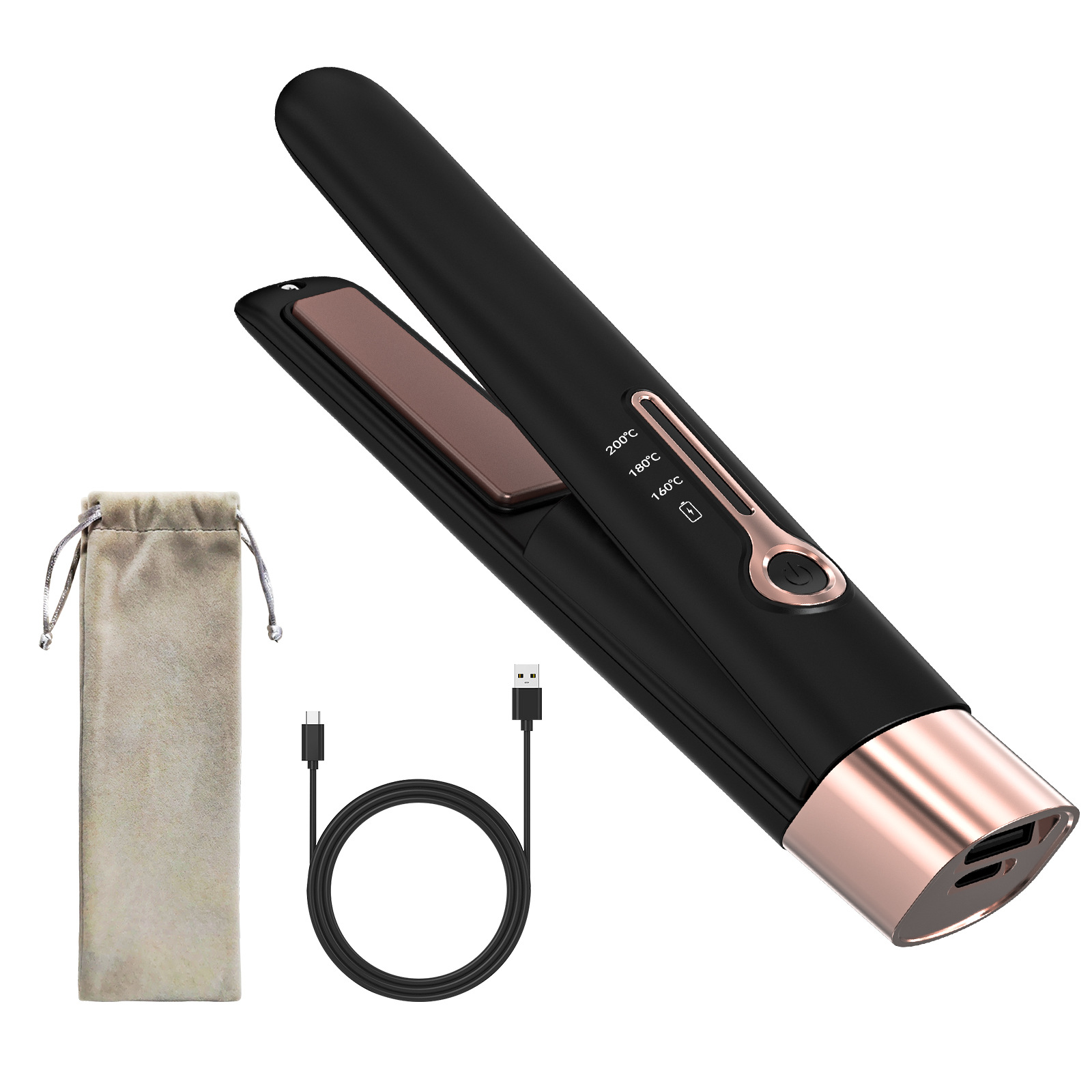 Japón y Corea del Sur explotaron inalámbricos alisador de cabello anión planilla de cabello recto para hombres y mujeres dormitorio mini planilla de cabello recto al por mayor image 6